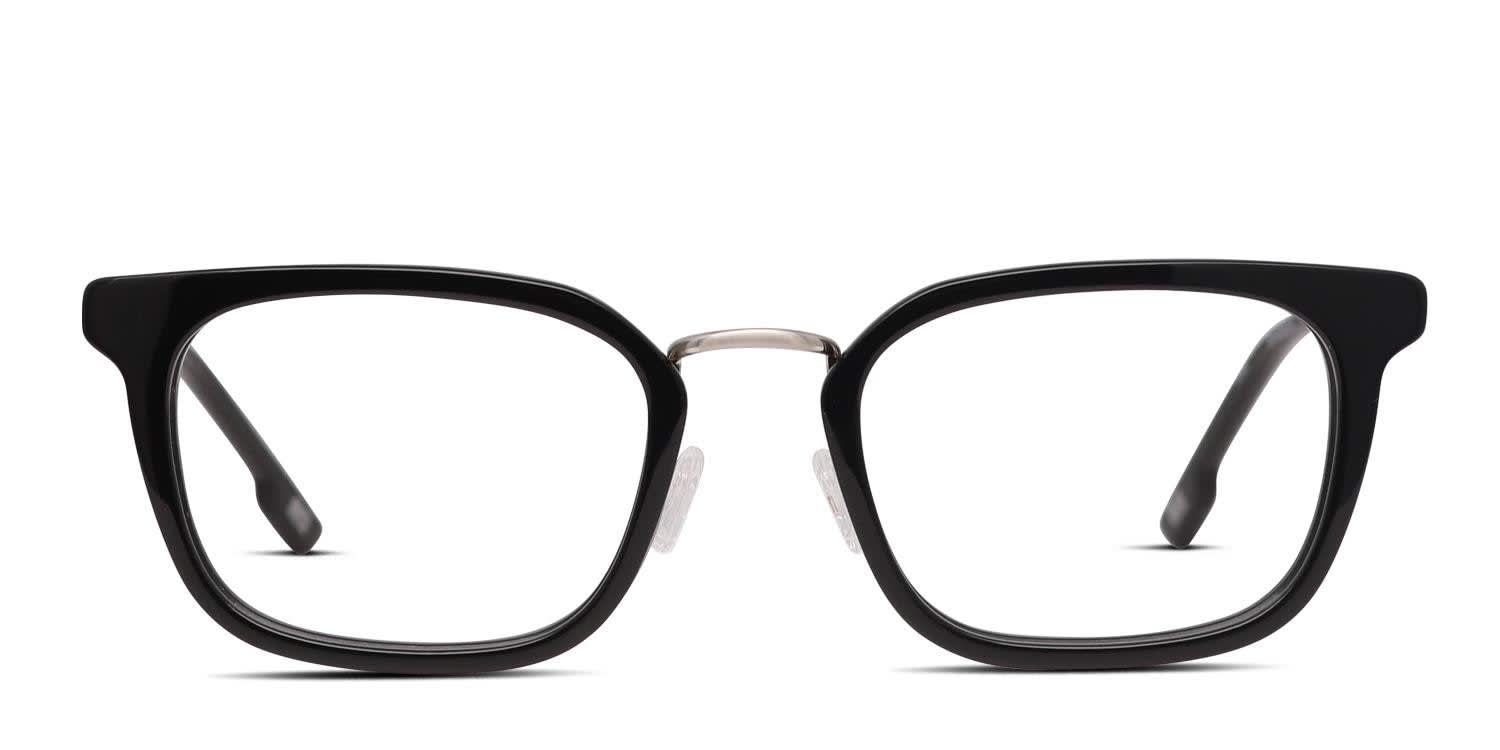 Muse Lowe Low Bridge Fit Black, Silver glasses - Black / Silver - Frontal View