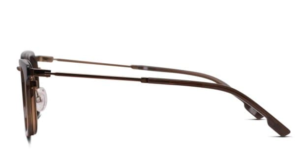 Muse Lowe Low Bridge Fit Brown, Bronze Prescription Eyeglasses