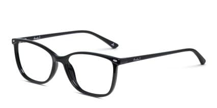 Amelia E. Nettle Shiny Black glasses - Shiny Black - Angle View