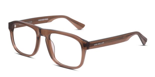 Von Miller x GlassesUSA.com Eagle Brown, Clear Prescription