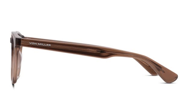 Von Miller x GlassesUSA.com DeSoto Brown Prescription Eyeglasses