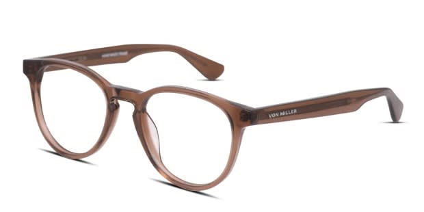 サングラス ^ONE BRILLIANT^ MateoOB365Brown Mateo-OB365-Brown Von Miller x GlassesUSA.com DeSoto Brown Prescription Eyeglasses