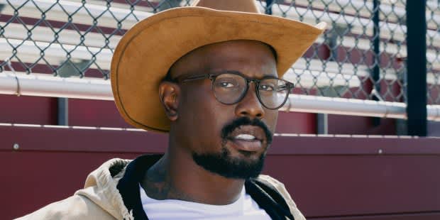 Von Miller x GlassesUSA.com DeSoto Brown Prescription Eyeglasses