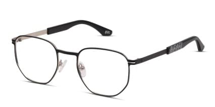 Revel Gridline Black glasses - Black - Angle View