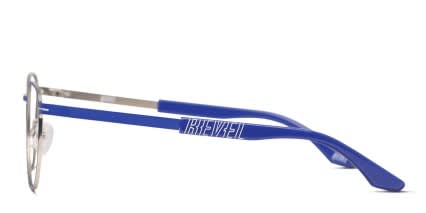 Revel Gridline Blue glasses - Blue - Side View