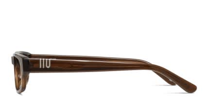 Muse Adler Brown glasses - Brown - Side View