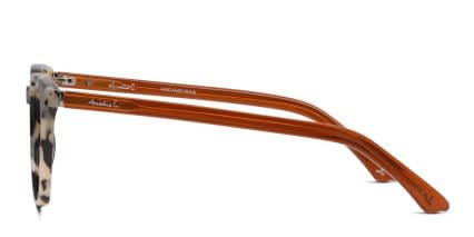Amelia E. Twilight Tortoise, Beige glasses - Tortoise / Beige - Side View