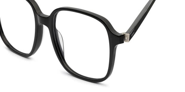 Amelia E. Moonlit Shiny Black Prescription Eyeglasses display picture 1