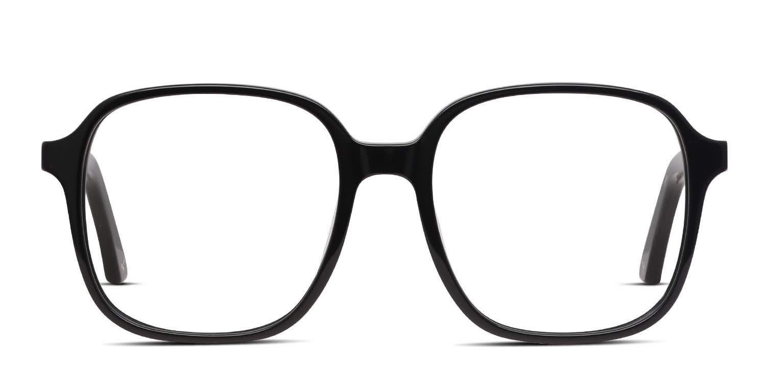 Amelia E. Moonlit Shiny Black glasses - Shiny Black - Frontal View
