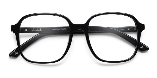 Amelia E. Moonlit Shiny Black Prescription Eyeglasses display picture 2