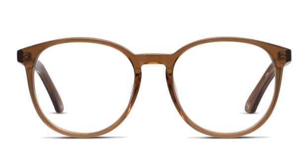 Amelia E. Crescent Brown Prescription Eyeglasses