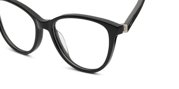 かわいい新作 Eve E. Amelia Shiny Eyeglasses Prescription Black 乳液・ミルク