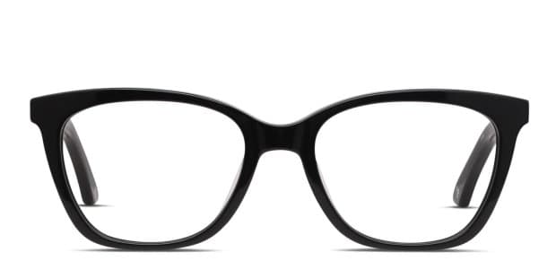 Amelia E. Calm Shiny Black Prescription Eyeglasses display picture 1