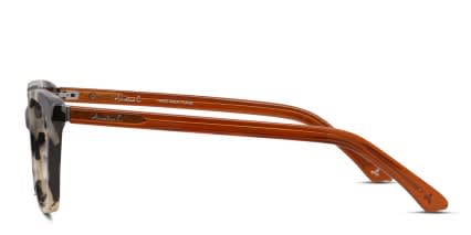 Amelia E. Calm Tortoise, Beige glasses - Tortoise / Beige - Side View