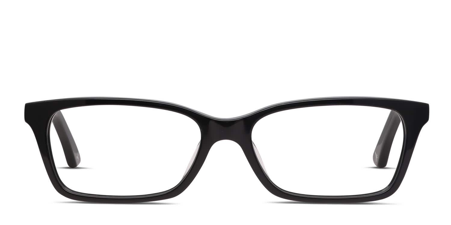 Amelia E. Skyline Shiny Black glasses - Shiny Black - Frontal View