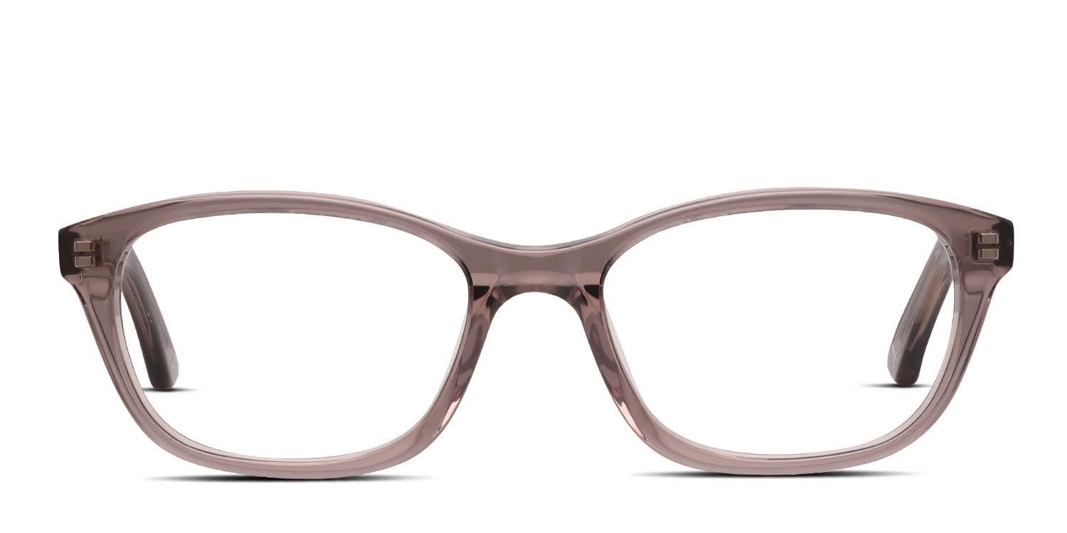 Amelia E. Low-Key Brown, Clear glasses - Brown / Clear - Frontal View