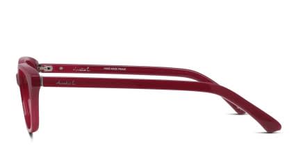 Amelia E. Low-Key Red glasses - Red - Side View