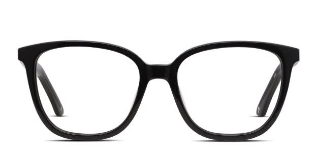 Amelia E. Mellow Shiny Black Prescription Eyeglasses