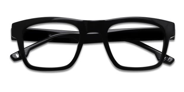 Von Miller x GlassesUSA.com Hi-Def Shiny Black Prescription Eyeglasses