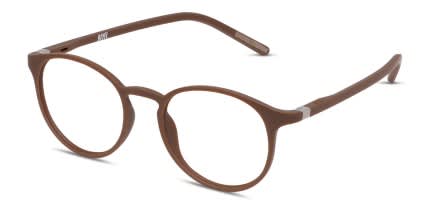 Revel Nolan Brown glasses - Brown - Angle View