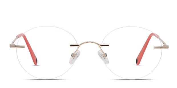 Yoji Mizu Gold Prescription Eyeglasses