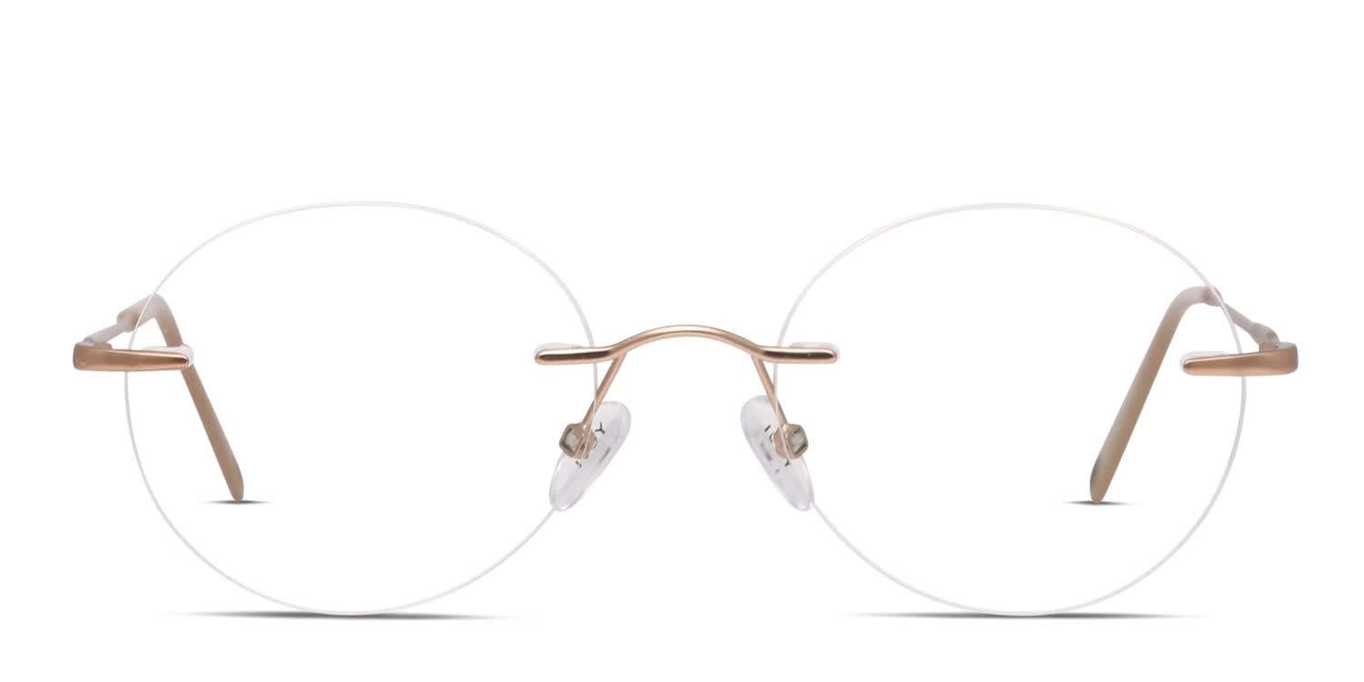 Yoji Mizu Rose Gold glasses - Rose Gold - Frontal View