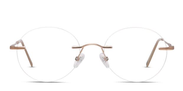 Yoji Mizu Rose Gold Prescription Eyeglasses