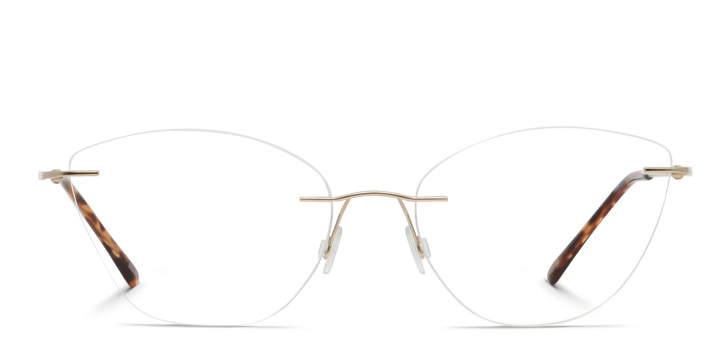 Ottoto Luciana Gold glasses - Gold - Frontal View