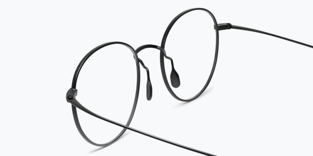 トイガン Izabera Ottoto Gable Matte Black Prescription Eyeglasses