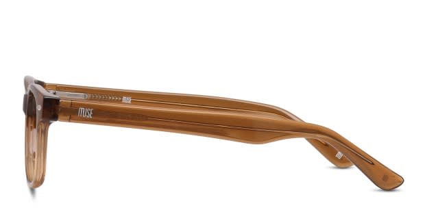 Muse Decode Brown Prescription Eyeglasses