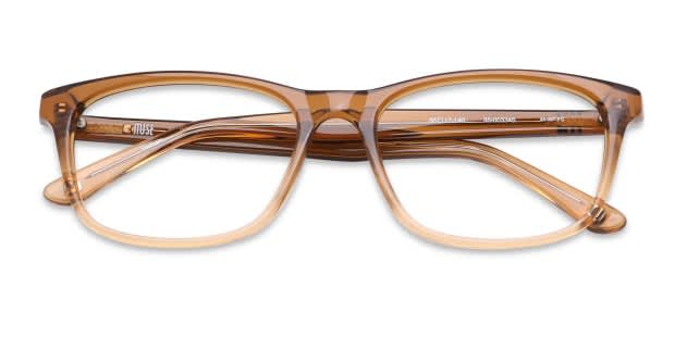 Muse M3205 Brown, Clear Prescription eyeglasses