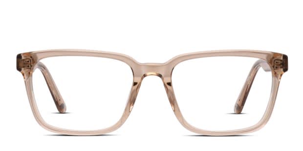 Muse Samson Brown, Clear Prescription Eyeglasses