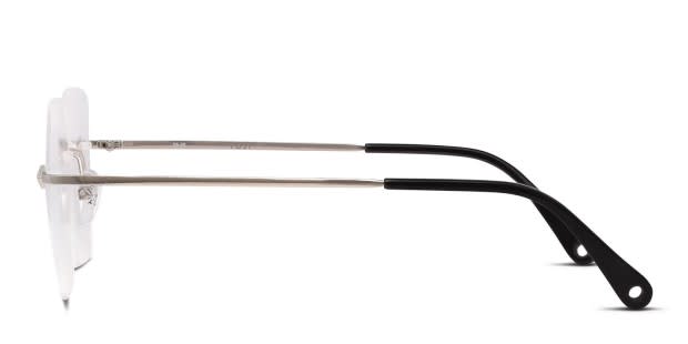 Yoji Chika Silver Prescription Eyeglasses