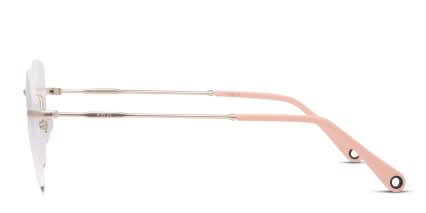 Yoji Hirao Gold glasses - Gold - Side View