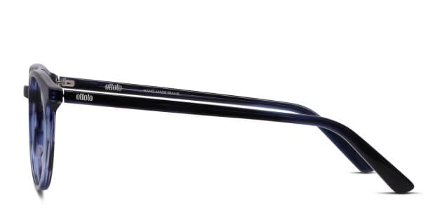 Ottoto Piero Blue, Clear Prescription Eyeglasses
