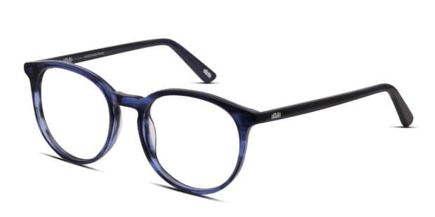 Ottoto Piero Blue, Clear Prescription Eyeglasses
