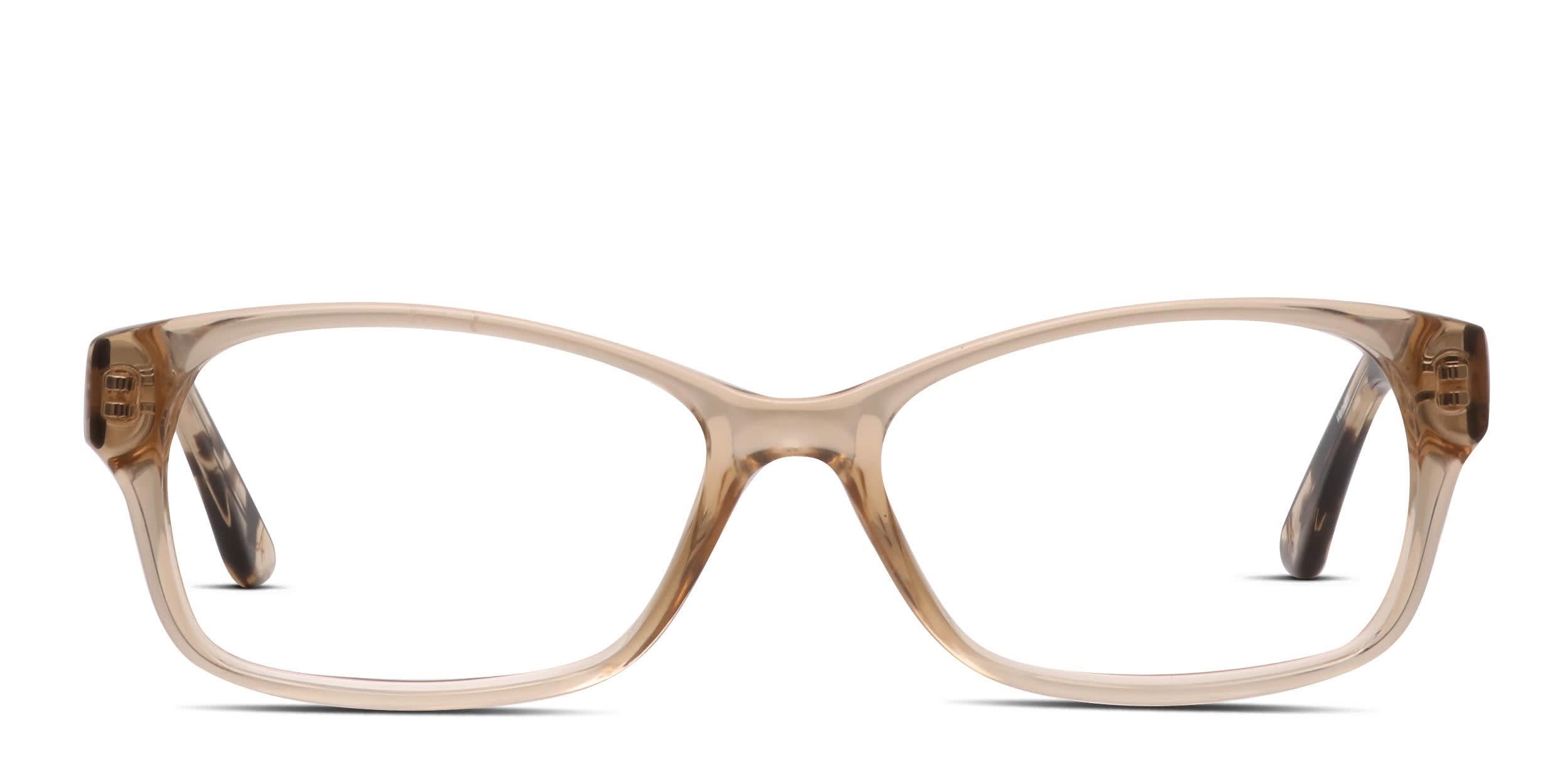 Amelia E. Alderney Beige glasses - Beige - Frontal View