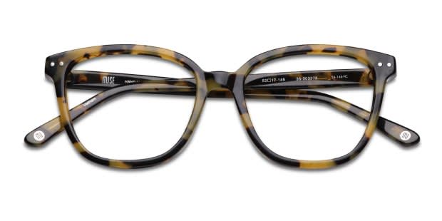 NWOT RXABLE Womens Muse 1691 Tortoise Eyeglass Frames Muse Eloquence Tortoise/Beige Eyeglasses | Includes FREE Rx  main image 4