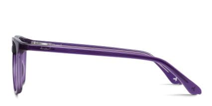 Amelia E. Laura Purple glasses - Purple - Side View