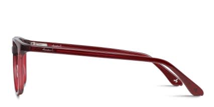 Amelia E. Laura Red glasses - Red - Side View