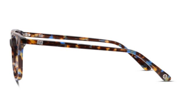 Muse Nancy Tortoise, Blue Prescription Eyeglasses