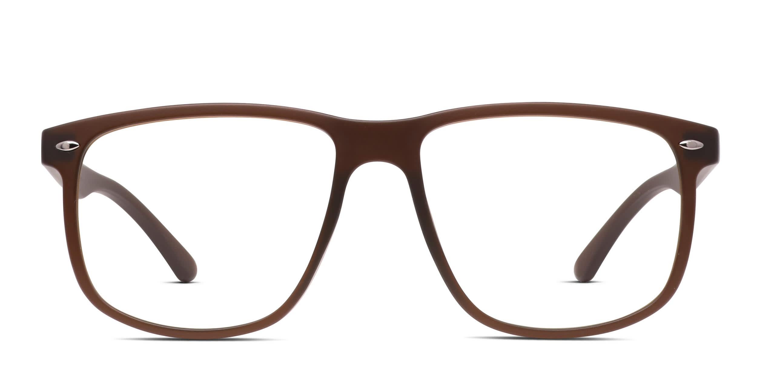 Uni Brown glasses - Brown - Frontal View