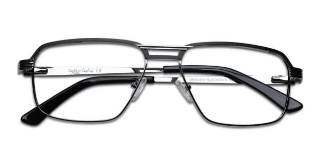Burnished Black, Gunmetal Prescription Eyeglasses