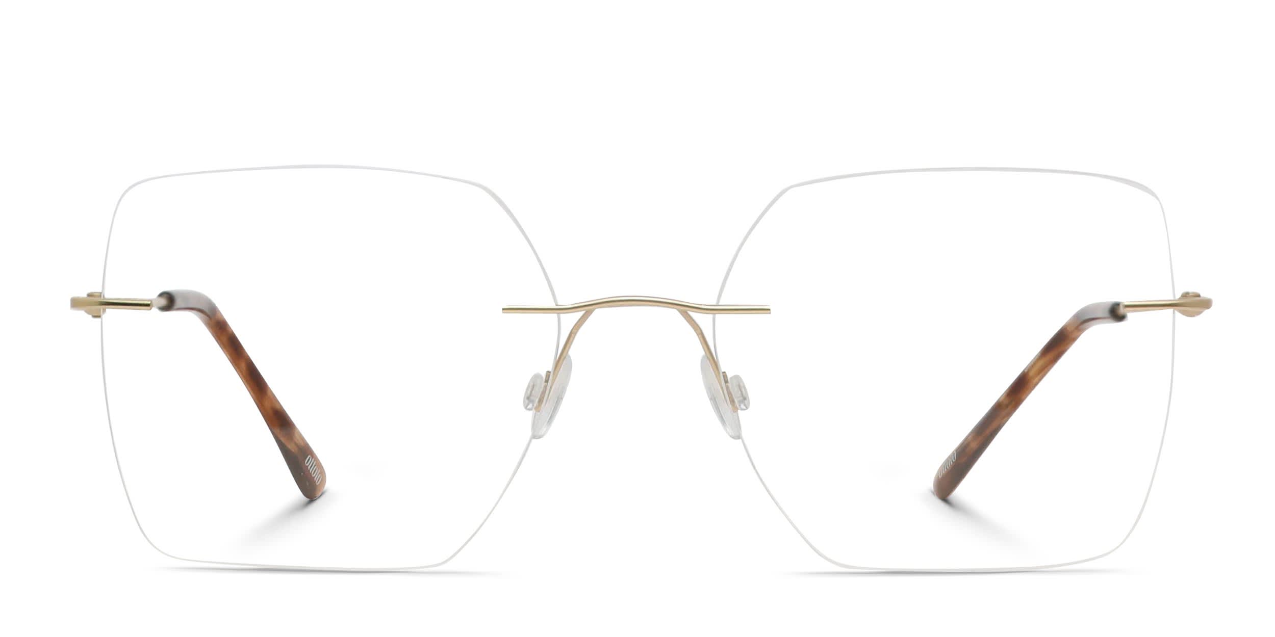 Ottoto Eplano Gold glasses - Gold - Frontal View