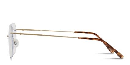 Ottoto Geo Gold glasses - Gold - Side View