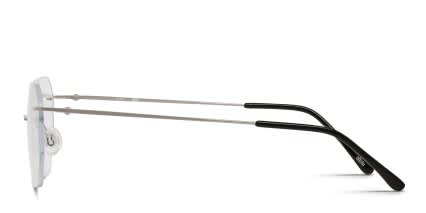 Ottoto Geo Silver glasses - Silver - Side View