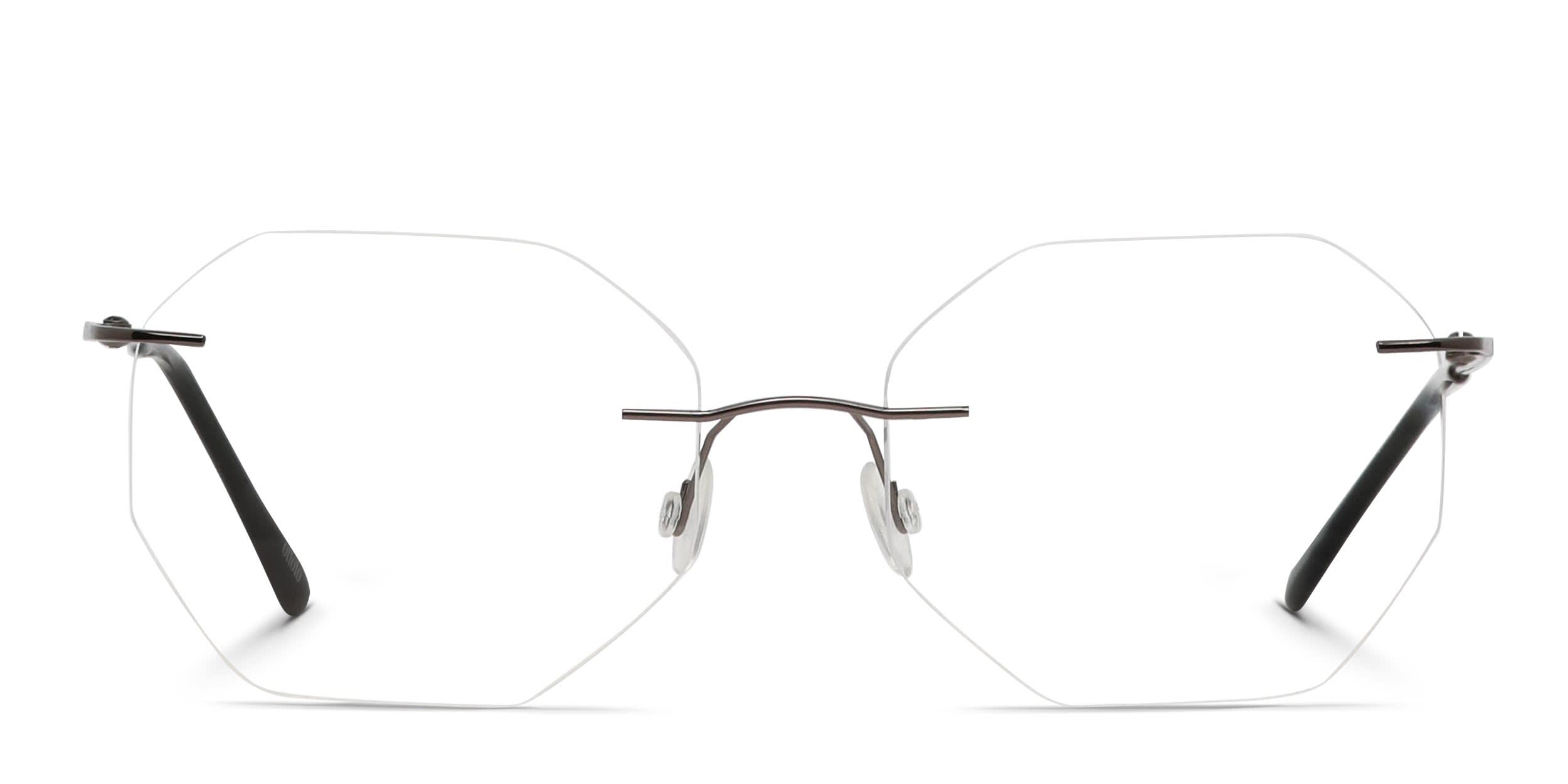 Ottoto Geo Gunmetal glasses - Gunmetal - Frontal View
