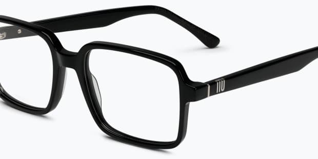 Muse Ride Easy Shiny Black Prescription Eyeglasses