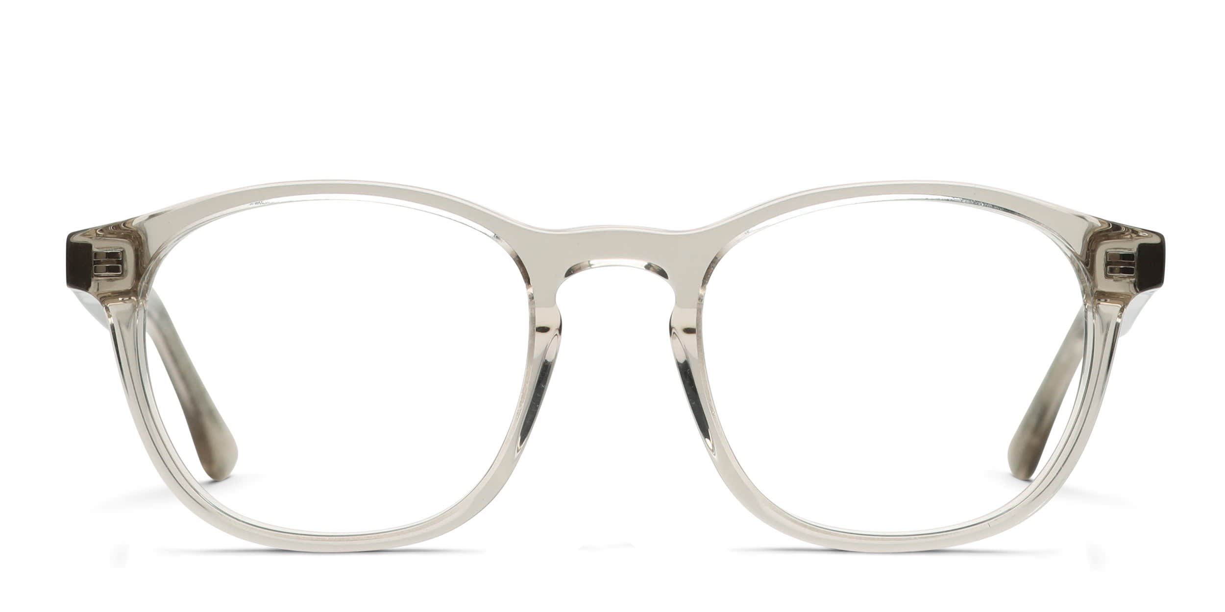 Muse Aquarius Beige, Clear glasses - Beige / Clear - Frontal View
