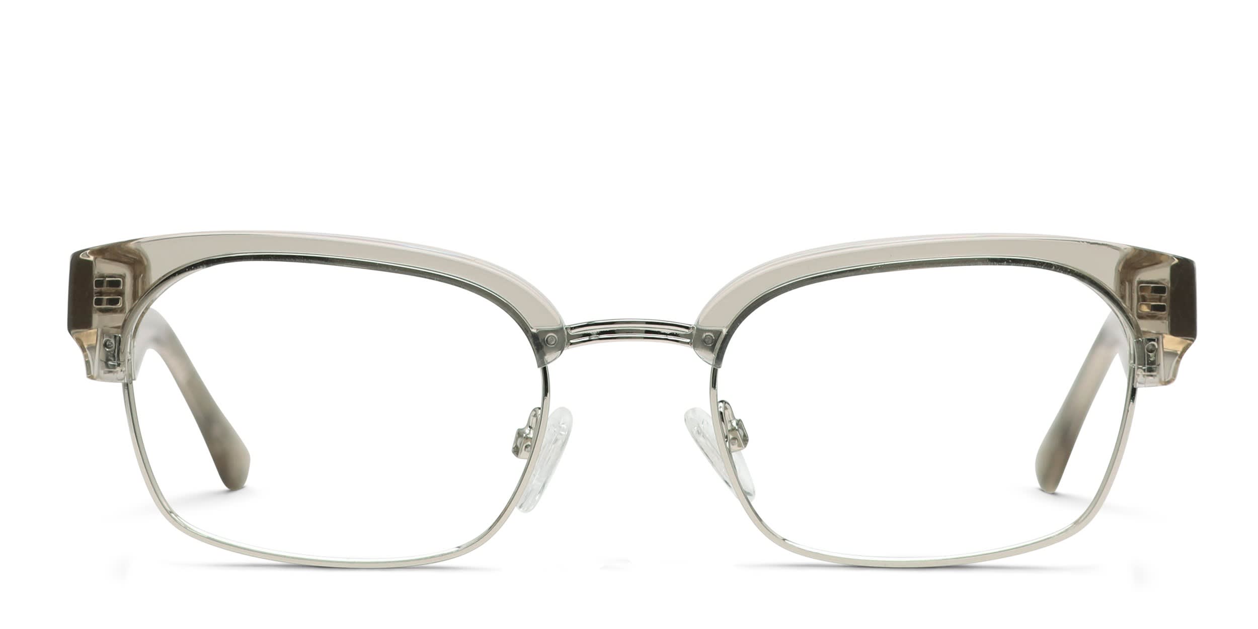 Muse Mod Beige, Silver glasses - Beige / Silver - Frontal View